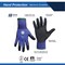 Ge Coated Gloves, Sandy Nitrile, Blue/Black, S 1 PR GG271SC - alternate 2
